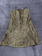 Gilligan O'Malley Leopard Print Nightgown Nightie Lingerie Size Small