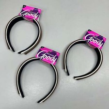 GOODY 3 PACK Comfort Wrapped All-Day Wear Headband Brown/Creme/Black 3000755
