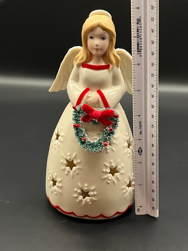 Lenox Merry & Light Lit Angel Figurine - Picture 7 of 8