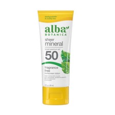 Sport Mineral Sunscreen SPF 45 3 Oz By Alba Botanica