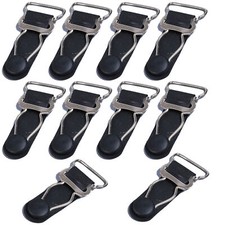 10pcs Metall Strumpfhalter Strumpfband Clips+Haken f&uuml;r Strumpf Lingerie Verkauft