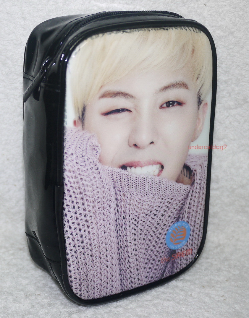 BIGBANG G-DRAGON ファーポーチ G-DRAGON [THE SAEM] Korean Promo POUCH -NEW Ver.- (Big bang
