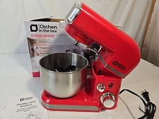 Kitchen in the box Compact Stand Mixer 6 Speed 300W 3 L Bowl Red SC-627 Open Box
