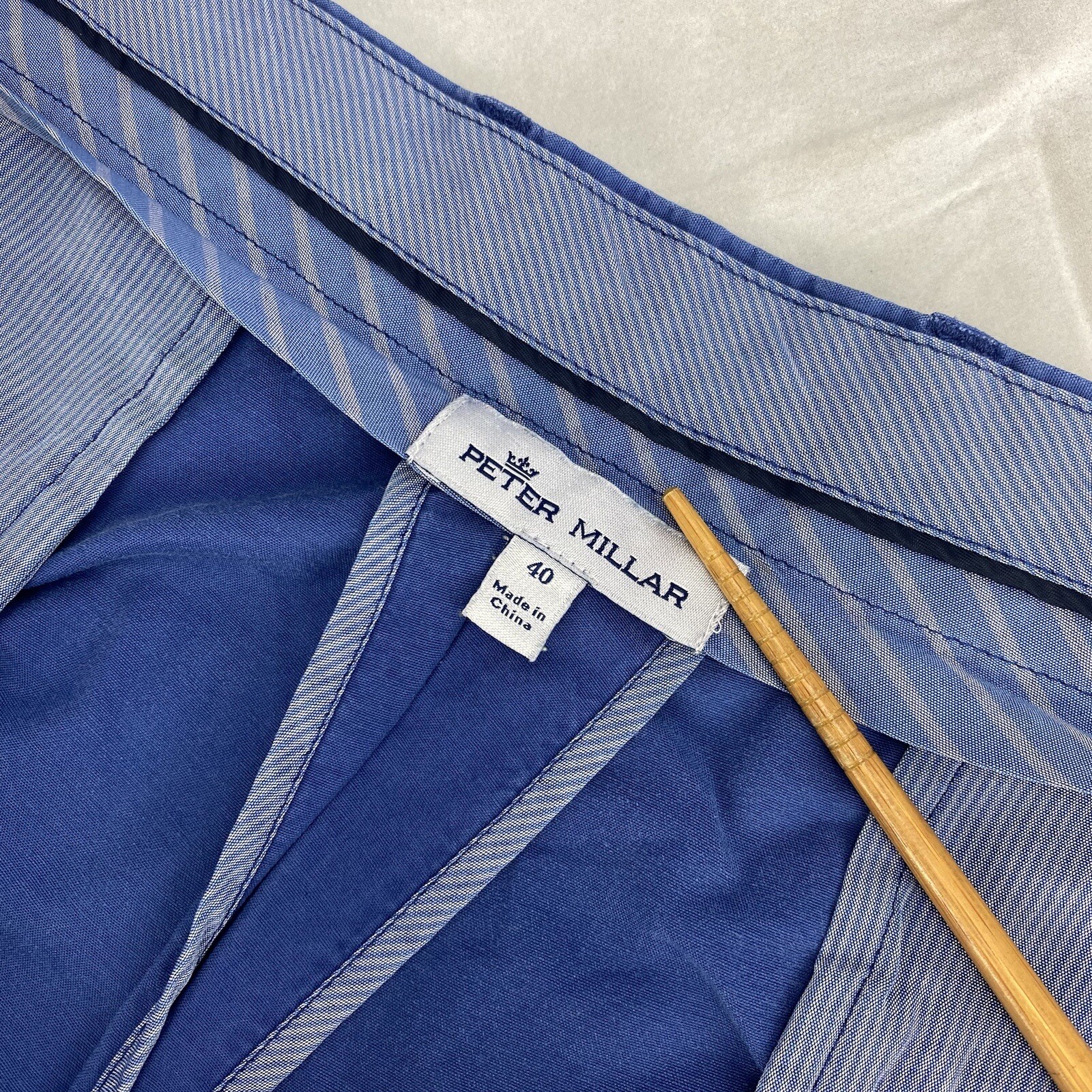 Peter Millar Men's Solid Blue Super Light Weight … - image 2