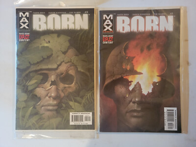 Lot of 2 Max Comics Born  #2 #3  Lot Run Very Good