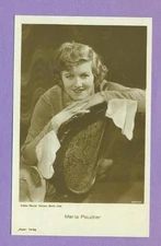 MARIA PAUDLER # 3411/1 VINTAGE PHOTO PC. PUBLISHER GERMANY 4690