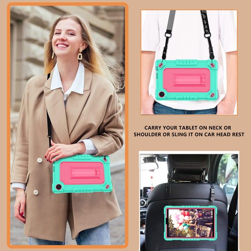 Funda de goma con soporte de correa para TCL TAB 8 LE SE/TCL TAB 8 WIFI 9132X/Tab 8V - Imagen 39 de 98