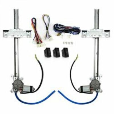 Auto-Loc AUTPW55033 Power Window Conversion Kit Flat-Glass Cable Drive