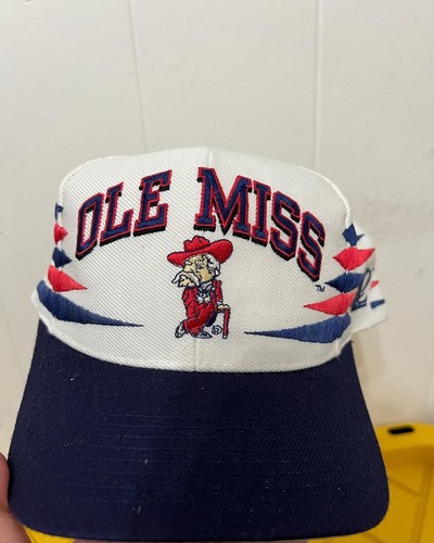 vintage ole miss logo athletic diamond 