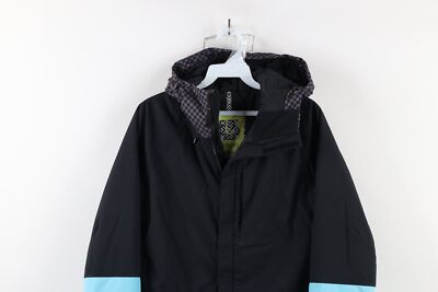 Burton DryRide Womens XS Nam Dinh Spell Out Color Block Hooded