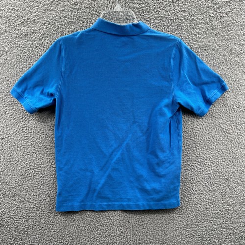 Vineyard Vines Boys Polo Shirt Extra Large 18 Blue Pique Pullover Short Sleeve - Picture 2 of 9