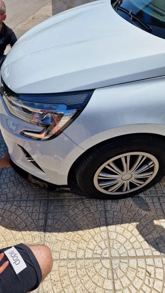 ☀SPLITTER GEEIGNET FÜR RENAULT CLIO 5 STANDARD LOOK EVO V1 GLÄNZEND SCHWARZ 3 ST - Bild 4 von 4