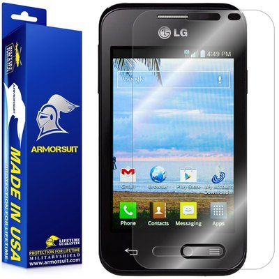 [2-Pack] ArmorSuit MilitaryShield LG Optimus Fuel L34C Screen
