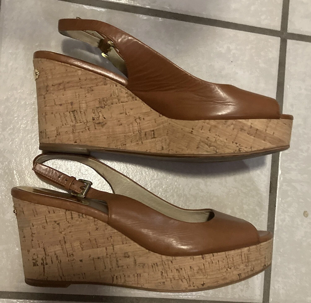 Michael kors slingback wedges best sale