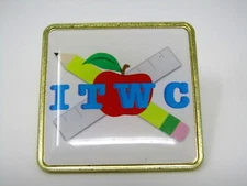 Collectible Pin: ITWC School Supplies Design