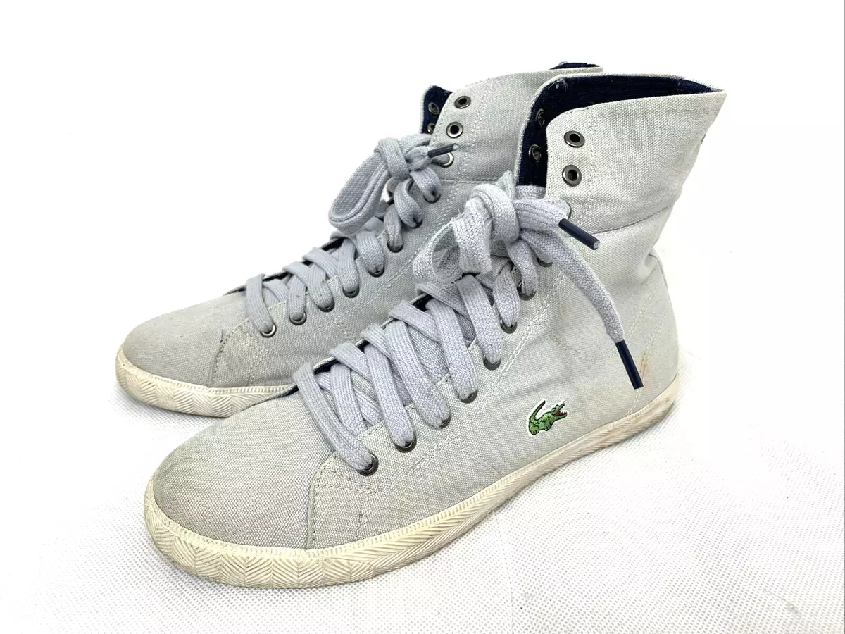 Lacoste high top trainers sale