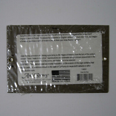 WARNING CRAZY CAT - 6