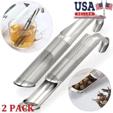 Stainless Steel Tea Infuser Diffuser Herbal Mesh Mug Loose Leaf Strainer Filter