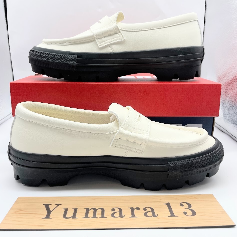 lou！(12/3まで) Converse All Star Chunk Loafer White Black 31314201 Men's