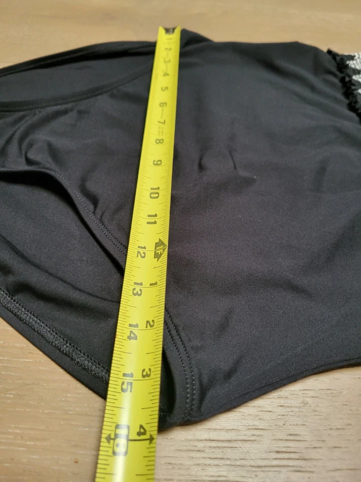 Купальник La Blanca 12 от Rod Beattie цельный черный/белый с бретелью через шею для отпуска бассейна - Изображение 4 из 4