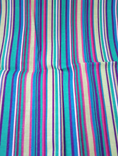 Striped Multi-Color Sewing Fabric 28" x 42"