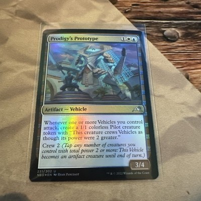 Prodigy's Prototype Kamigawa: Neon Dynasty 231/302 Uncommon Foil NM MTG