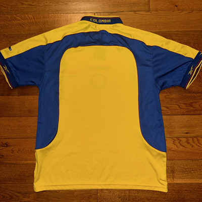 ウェア 2001-03 Colombia Reebok  Shirt M Colombia Home Shirt - 2001 – Retro Football Shirts