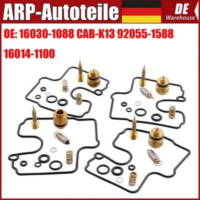 4x Vergaser Reparatursatz Dichtsatz für ZX 6R 600 ZX600 GH Ninja ZZR 600 E