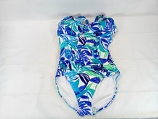 Tommy Bahama Marina Tie-Front One-Piece Swimsuit Size 12