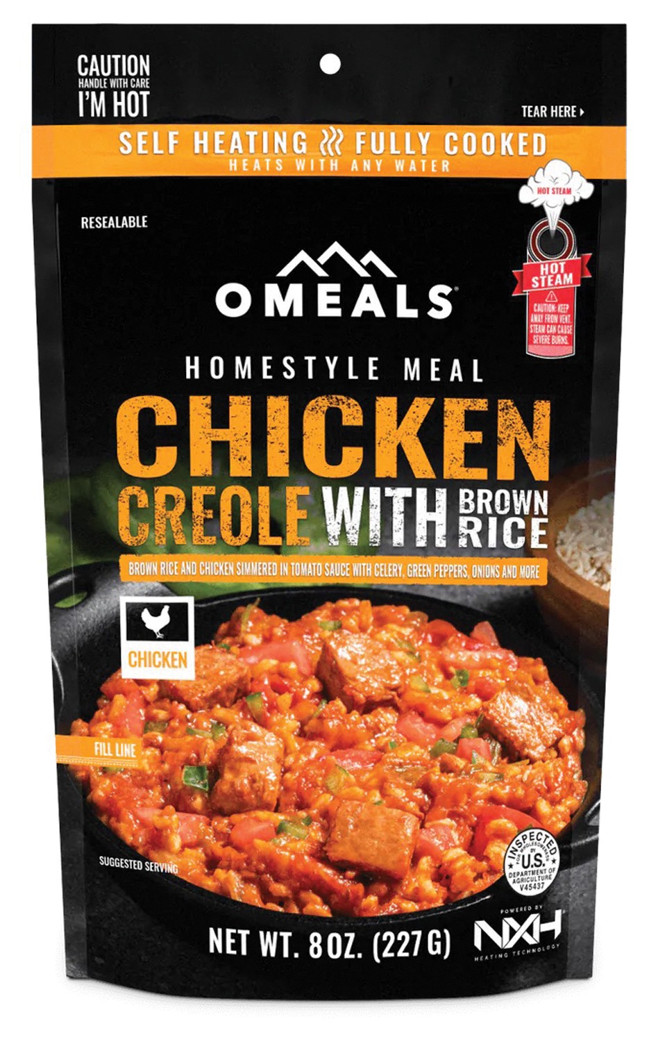 Оладьи из курицы по-домашнему по-креольски с коричневым рисом | Выдерживают хранение, саморазогреваются