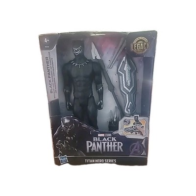 AVENGERS 12'' BLACK PANTHER ACTION FIGURE & GEAR LEGACY COLLECTION TITAN HERO NEW