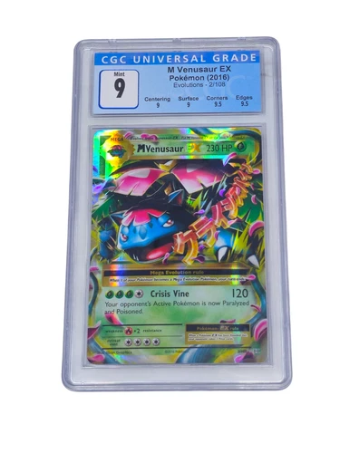 M Venusaur EX 2/108 Evolutions Ultra Rare CGC 9 Mint 8004
