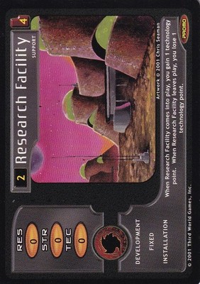 Forschungseinrichtung - Promo - FRS Promo - Firestorm CCG