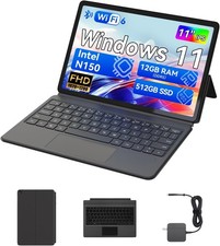 BNCF NewBook 11 2-in-1 Laptop Tablet 12+512GB Touchscreen PC Win 11 Micro HDMI