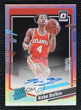 2023 Donruss Optic Rated Rookie Signatures Holo Prizm Kobe Bufkin #265 Auto 09w2