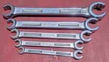 Snap-on Sae Flare Nut Line Wrench Set 5 Piece Rxv Vintage Usa 1950s Lk Wow