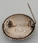 2 VINTAGE STERLING SILVER BUTTERFLY WING PINS QUEEN MARY & CALEDONIA (SCOTSTOUN) — photo 5