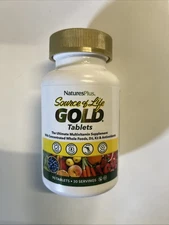Nature's Plus Source of Life GOLD Multivitamin Mineral 90 Tablets Best by 04/29