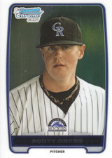 2012 Bowman Chrome Draft Draft Picks #BDPP113 Scott Oberg - BB