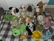 Ganz Webkinz Lot Of 12 And Clothing No Codes 