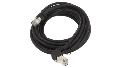F/UTP5-90-050BK Patch cord F/UTP 5e linka CCA PVC czarny 5m 26AWG