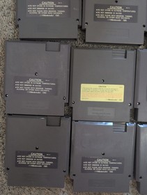 NES Games Lot Of 11  Nintendo BATTLETOADS  SUPER MARIO 3 AND MORE