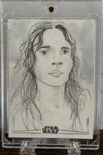 2025 Star Wars Smugglers Outpost Bix Caleen Artist Sketch 1/1