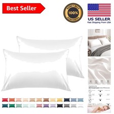 Hotel-Quality Pillowcases Set of 2 - 600 Thread Count Cotton, Breathable Comfort