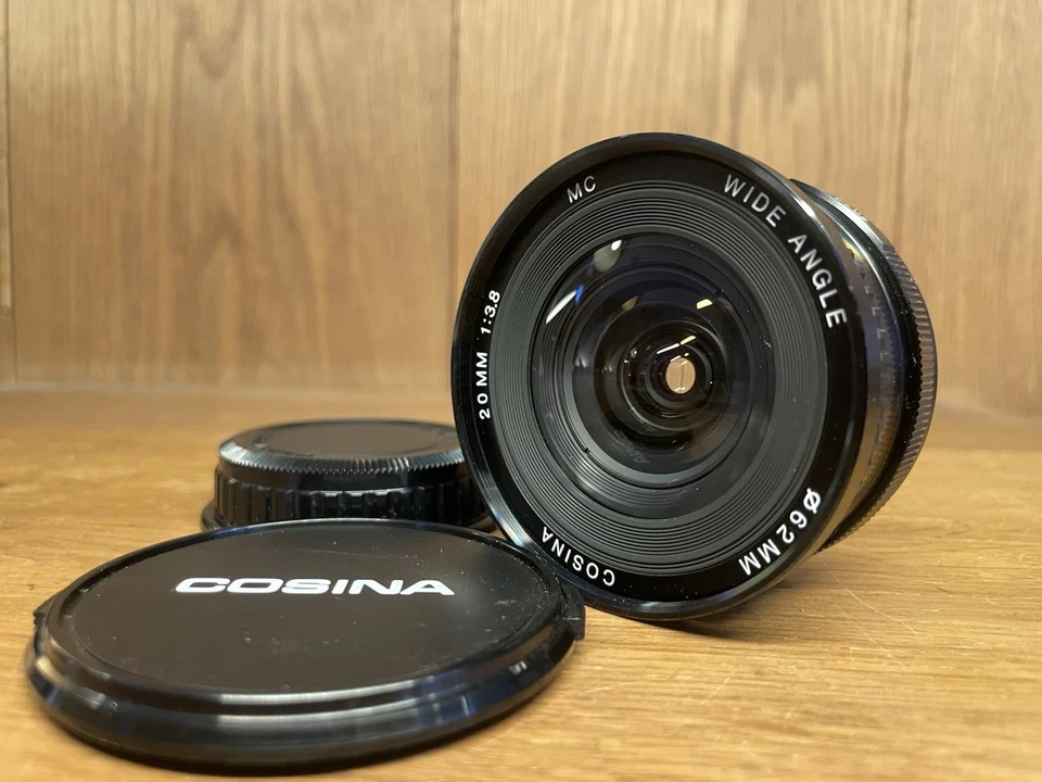 Rare Large Angle Macro : Mint Cosina Mc Wide 20mm F/3.8 Objectif Pentax K Pka - Photo 1/4
