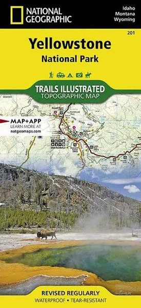 Yellowstone National Park Map | National Geographic Maps | Englisch | 2022-image