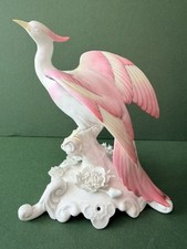 Beautiful Royal Crown Derby Subtle Chelsea Bird of Paradise Porcelain Figure