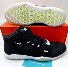 NEW Nike Men's SIZE 15 Force Savage Mid Turf Football Black AQ8130-001 RARE