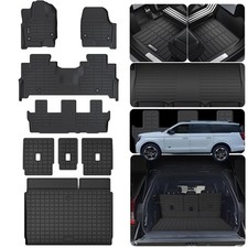 All-New 2025 Floor Mats for Ford Expedition MAX Only Fit Max 8 Seats / 2nd Ro...