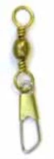 Eagle Claw 01141-1 Brass Snap Swivel 12Ct